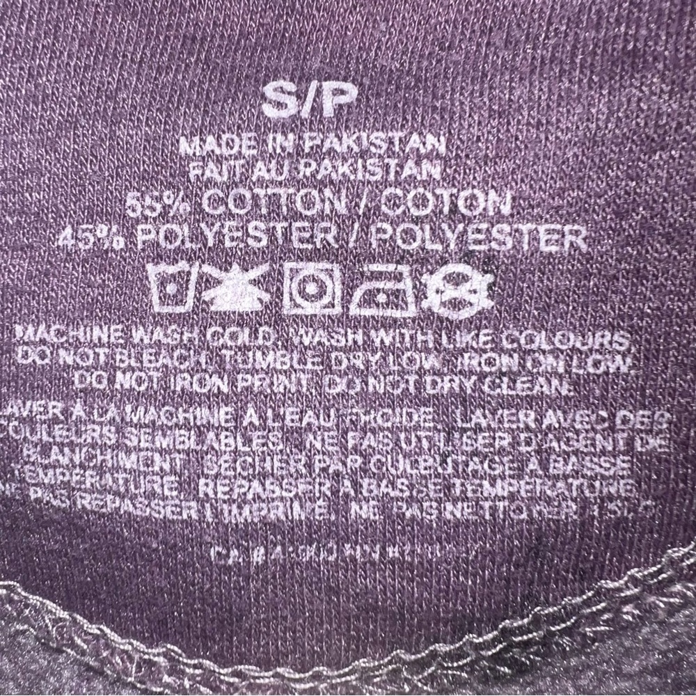 Purple “Be The Change” Graphic Crewneck Sweatshirt - Picture 6 of 6